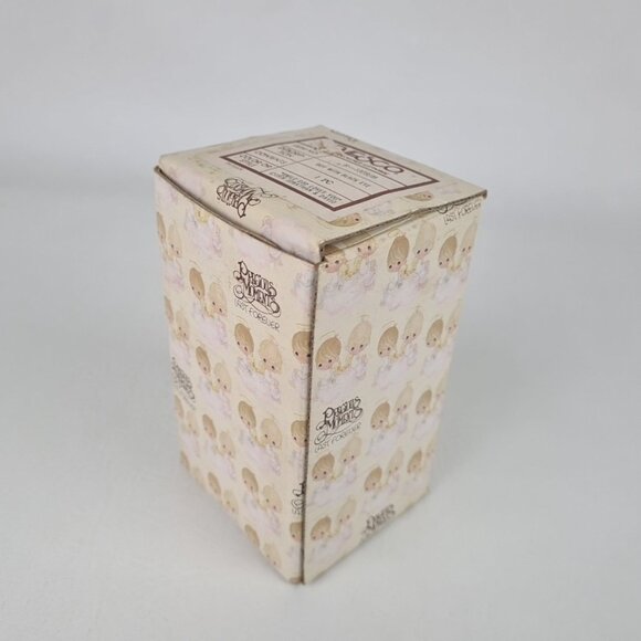 Precious Moments E-1373/B "Smile God Loves You" Porcelain Figurine - Picture 6 of 6